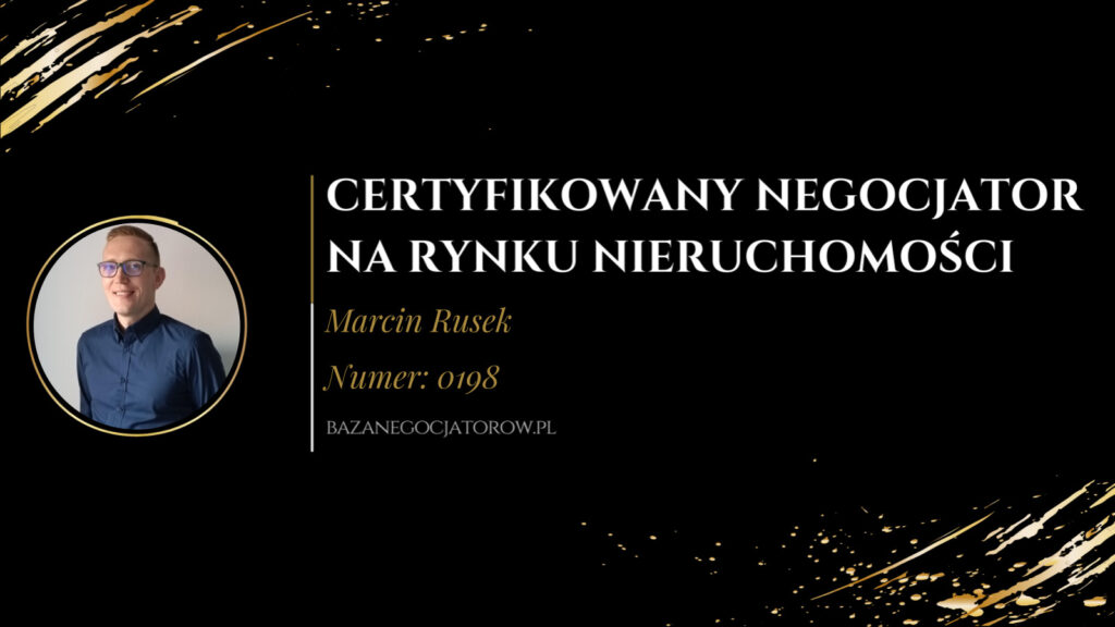 Certyfikat Marcin Rusek