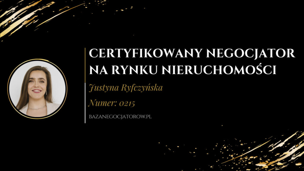 Certyfikat Justyna Ryfczyńska