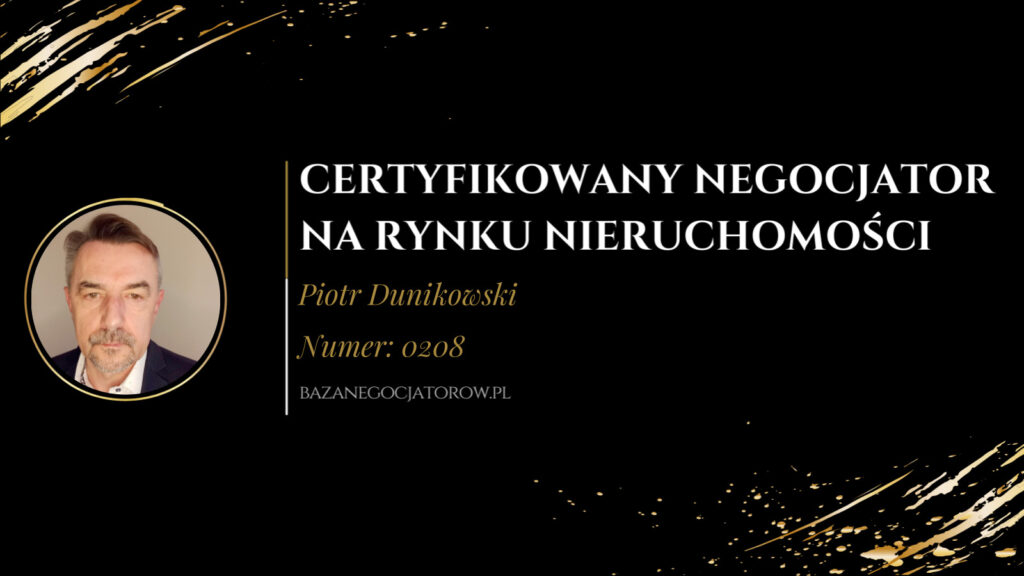 Certyfikat Piotr Dunikowski