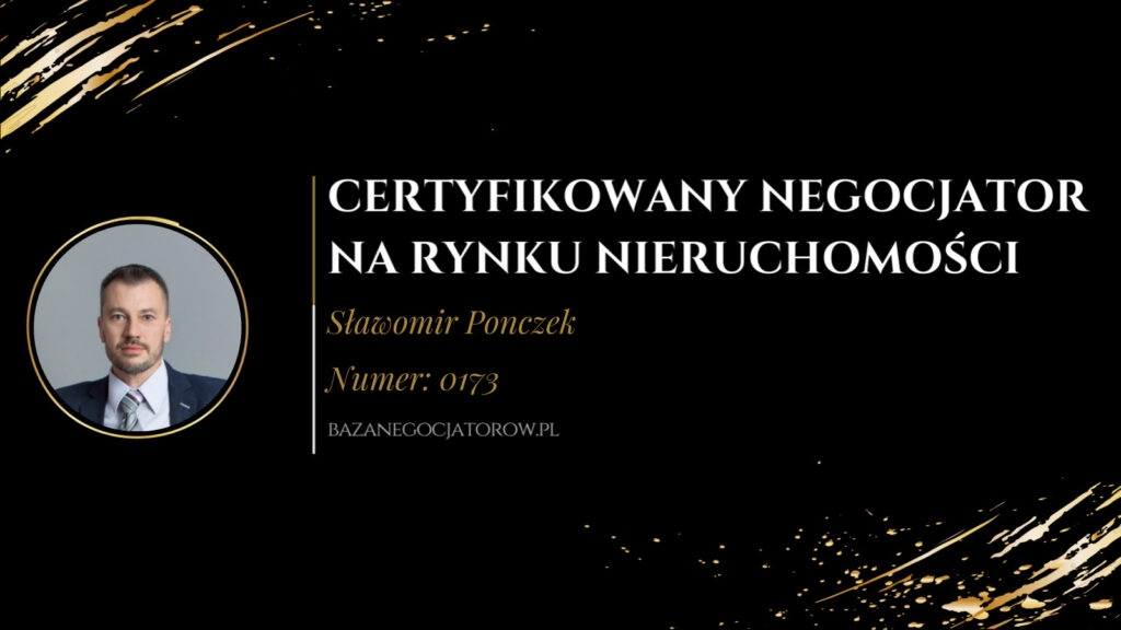 Certyfikat Sławomir Ponczek