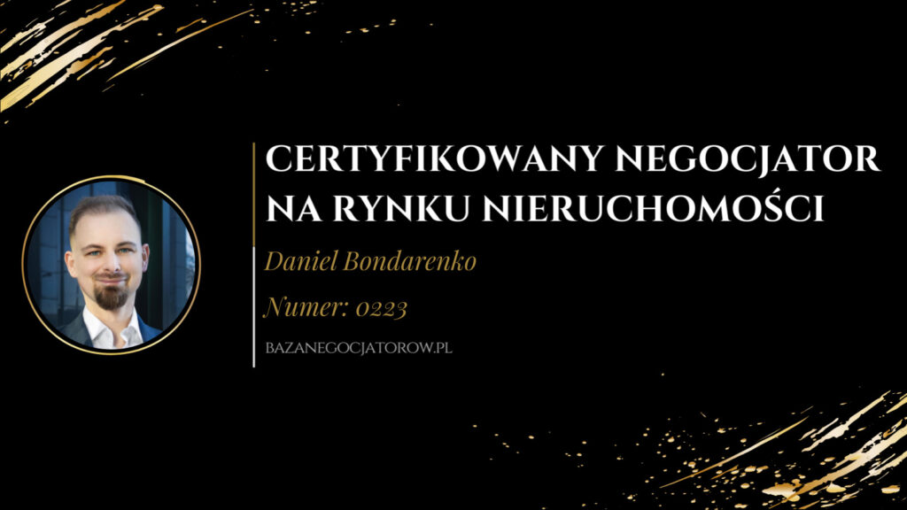 Certyfikat Daniel Bondarenko