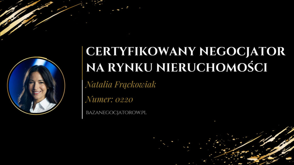 Certyfikat Natalia Frąckowiak