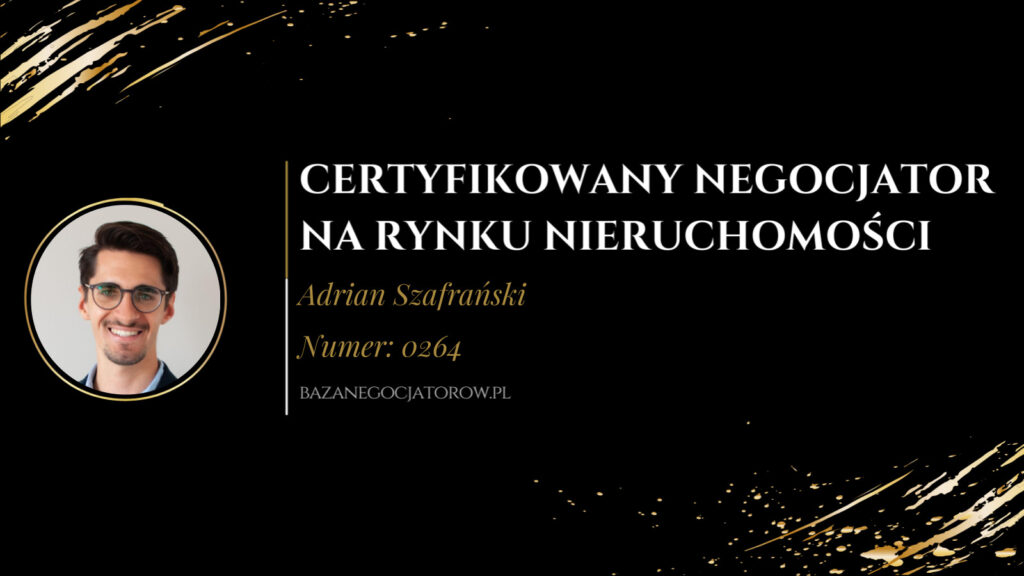 Certyfikat Adrian Szafrański