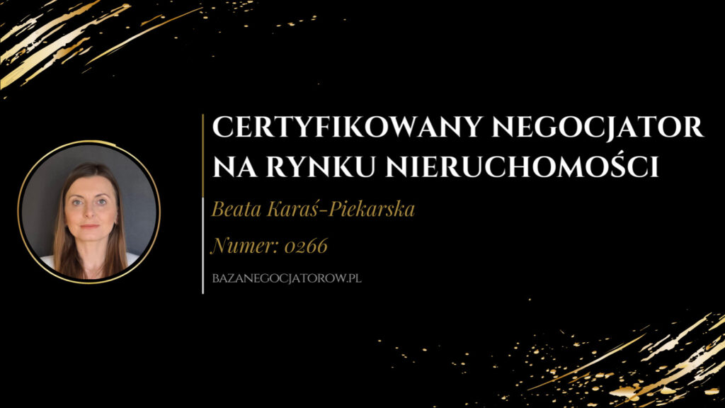 Certyfikat Beata Karaś-Piekarska