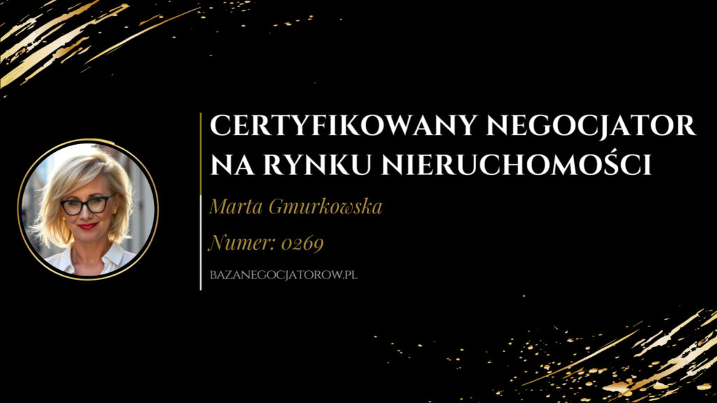 Certyfikat Marta Gmurkowska