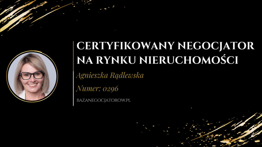 Certyfikat Agnieszka Rądlewska