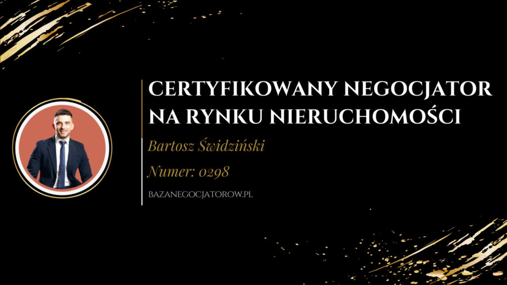 Certyfikat Bartosz Świdziński